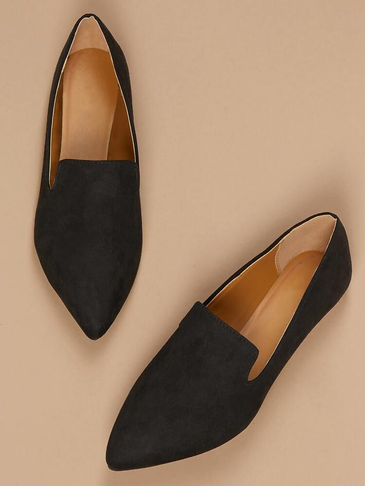 Pointed Toe Slip On Loafers | SHEIN