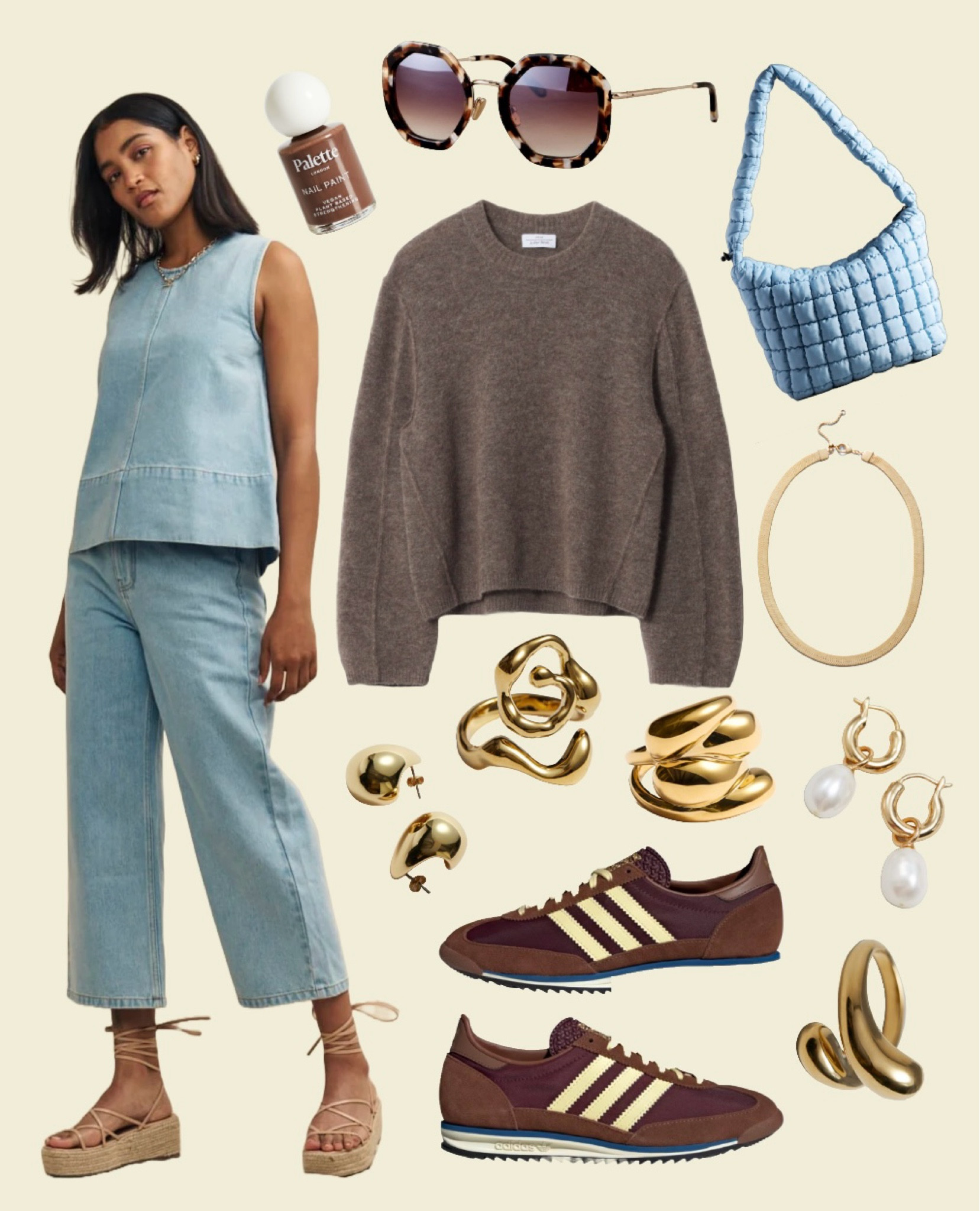 Clean girl autumn/fall outfit 🍂

#adidas #jewwllery #toast #hush #outfit #fashion #cleangirl #itgirl #spezial #samba #wideleg #gold #scandanavian #scandistyle #classy #casual #work #workwear #officewear #fitcheck #ootd #coolgirl #jeans #denim #denimtop #autumn #fall #summer #coord #doubledenim #knit #knitwear

#LTKeurope #LTKautumn #LTKuk