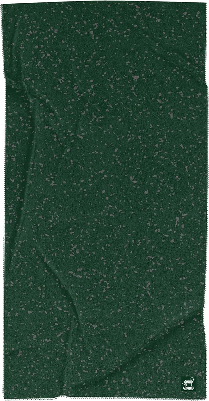 Sprints Athletic Running Towel, Full-Sized, Car Seat Cover - Performance Microfiber… (Green Spl... | Amazon (US)