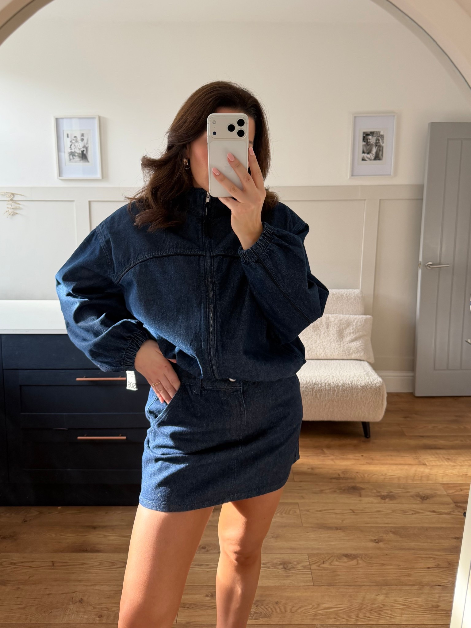 Brunch Outfit Idea 
Asos 
Denim 
Double denim 
Bomber jacket 
Midsize 
Spring


#LTKspring #LTKmidsize #LTKFashionMonth