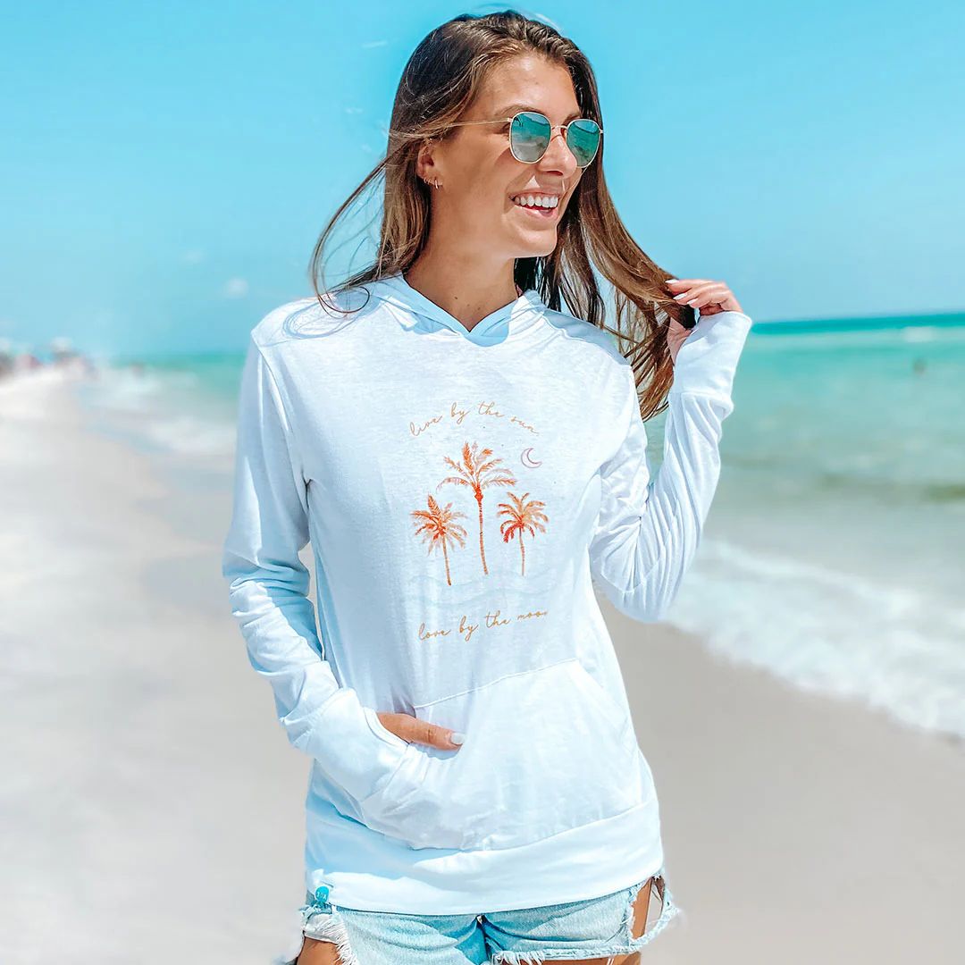 Live by the Sun Love by the Moon 30A X My Life Well Loved Recycled Hoodie | 30A Gear