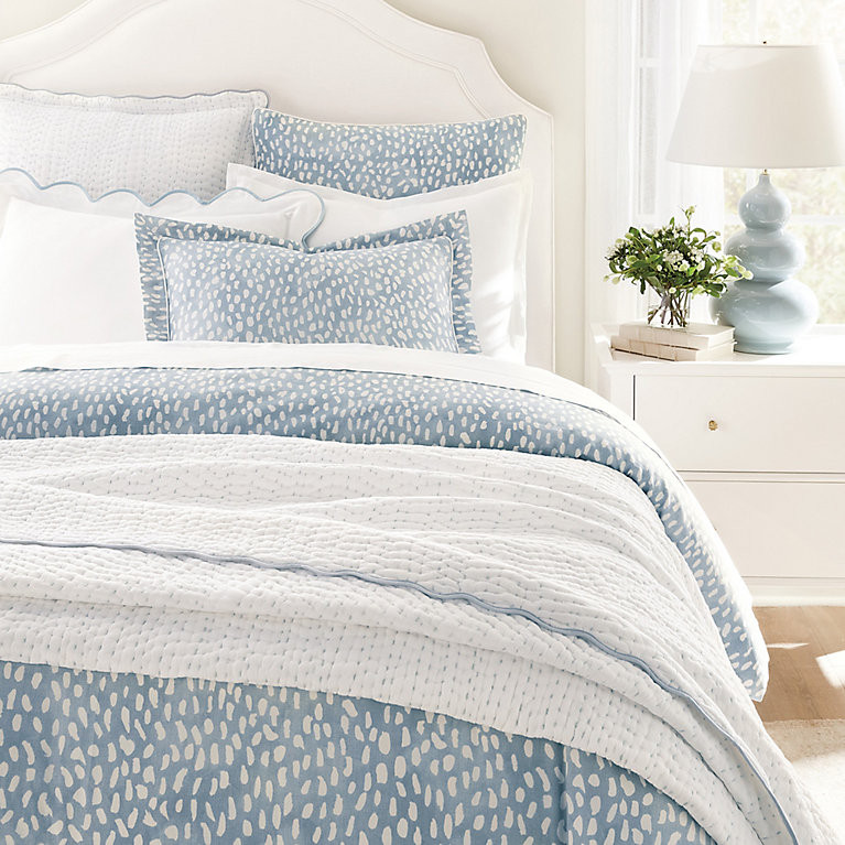 Thandie Watercolor Printed Duvet Cover | Ballard Designs, Inc.