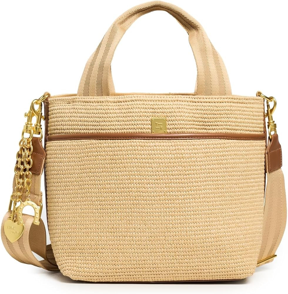 Think Royln Women's ESCAPE TOTE, Dune Raffia, Tan, One Size | Amazon (US)