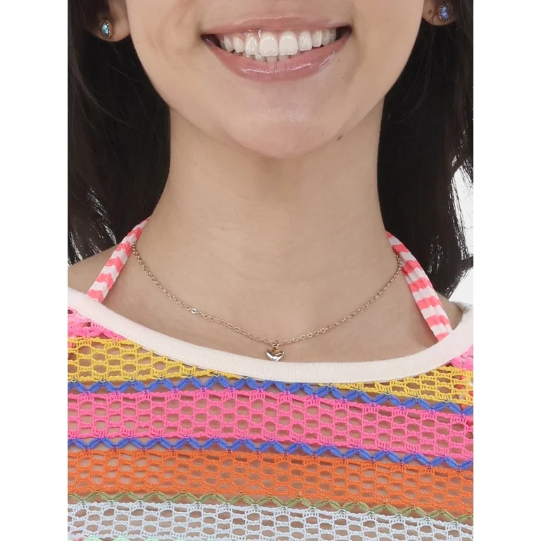 No Boundaries Women's Crochet Top Coverup with Long Sleeves, Sizes XXS - XXL | Walmart (US)