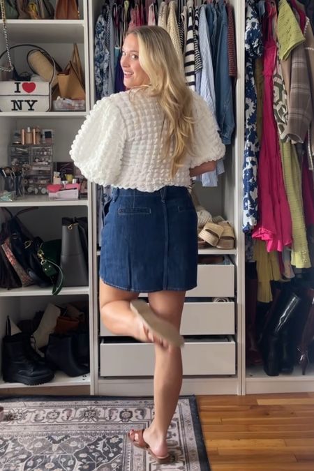 Denim mini skirt, denim skirt, j crew skirt, staple pieces, classic style 

#LTKSeasonal #LTKfindsunder100 #LTKmidsize