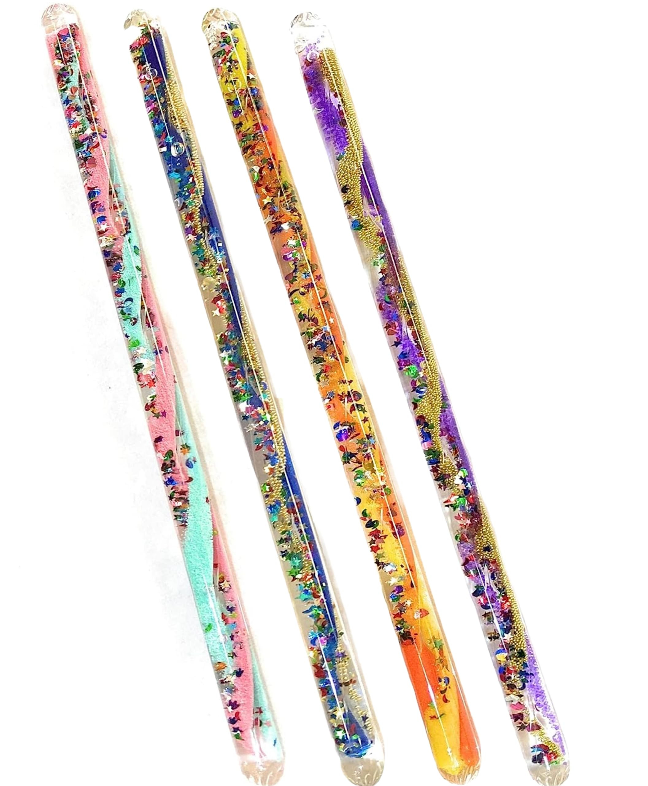 Star Magic Wand - Spiral Glitter Wand Wonder Wand Tube for Halloween Costume Accessory Princess F... | Amazon (US)