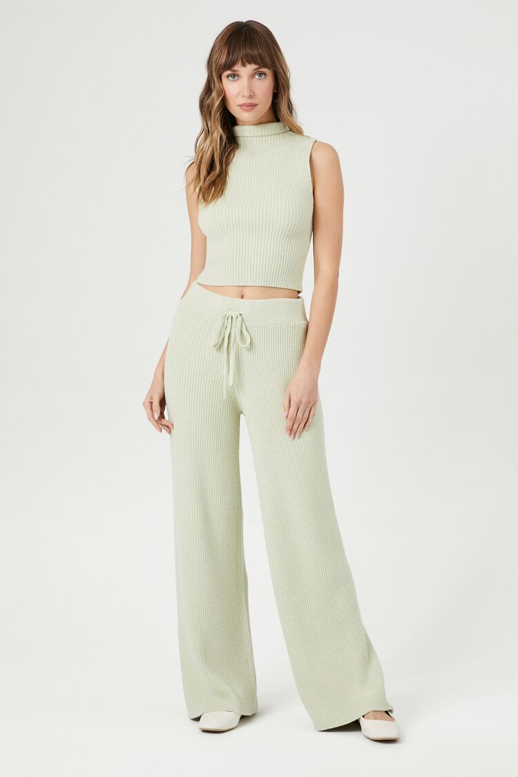 Sweater-Knit Drawstring Pants | Forever 21 (US)