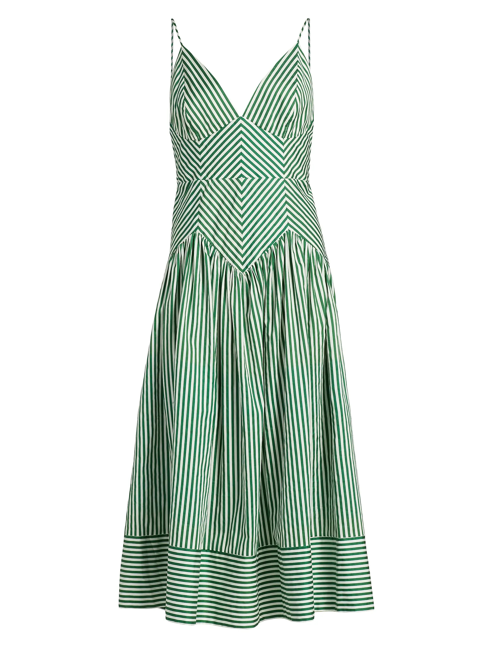 Striped Sleeveless Midi-Dress | Saks Fifth Avenue