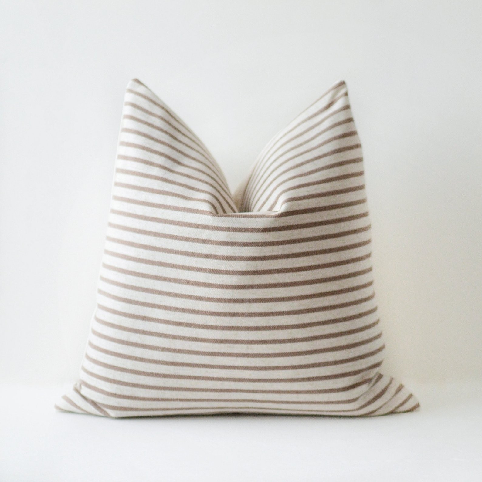 Brown Stripe Pillow Cover | Etsy (US)