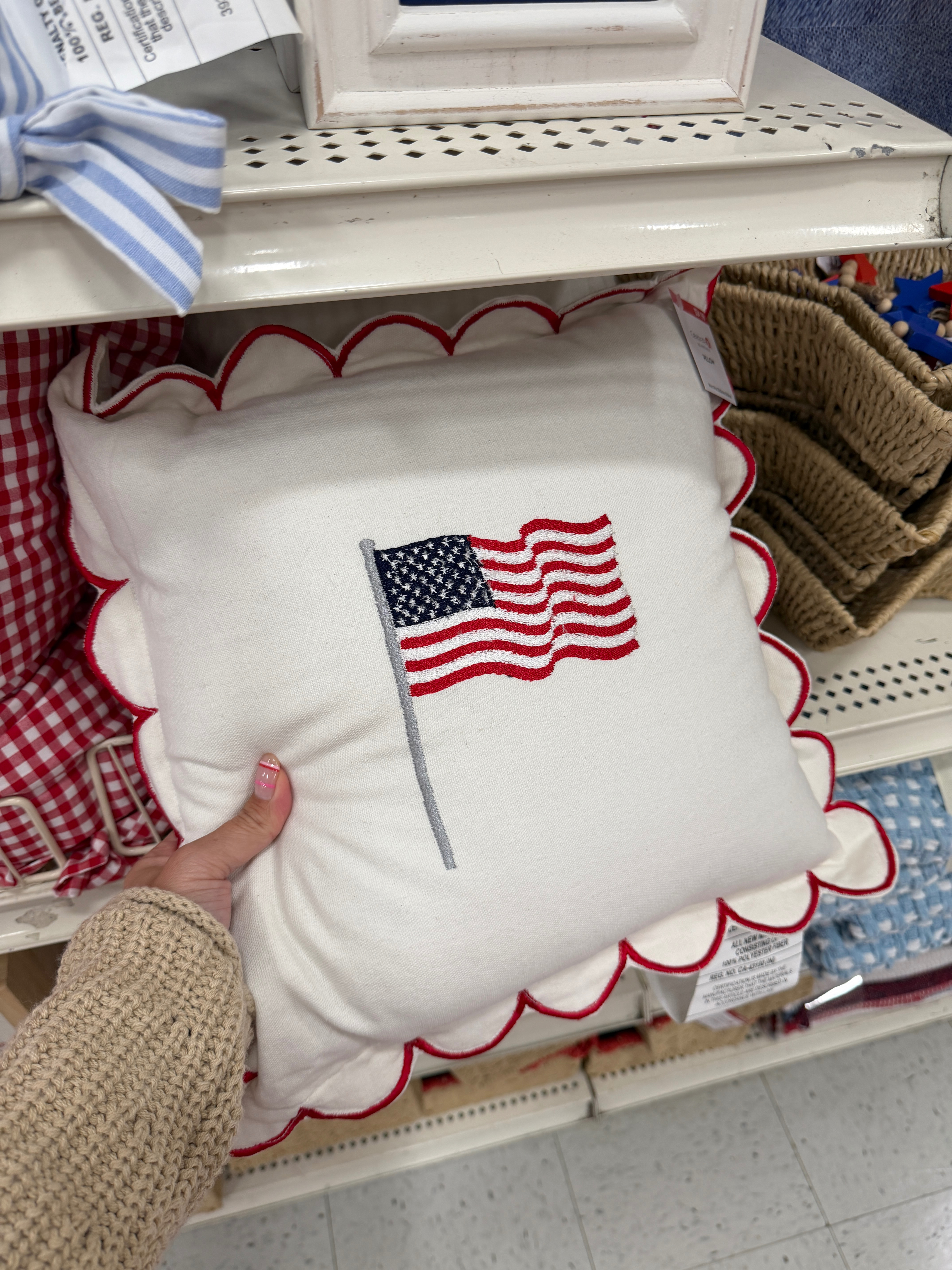 Red, white & blue finds from Michaels 🇺🇸❤️💙✨ seasonal styling • cute + classic 🇺🇸🧺🎇 grab these before they’re gone!! #4thofJuly #AmericanaStyle #PatrioticDecor #SummerHosting #MichaelsFinds 

 #LTKSeasonal
