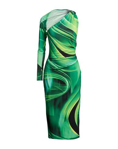 Casting Woman Midi dress Green Size 4 Polyester, Elastane | YOOX (US)