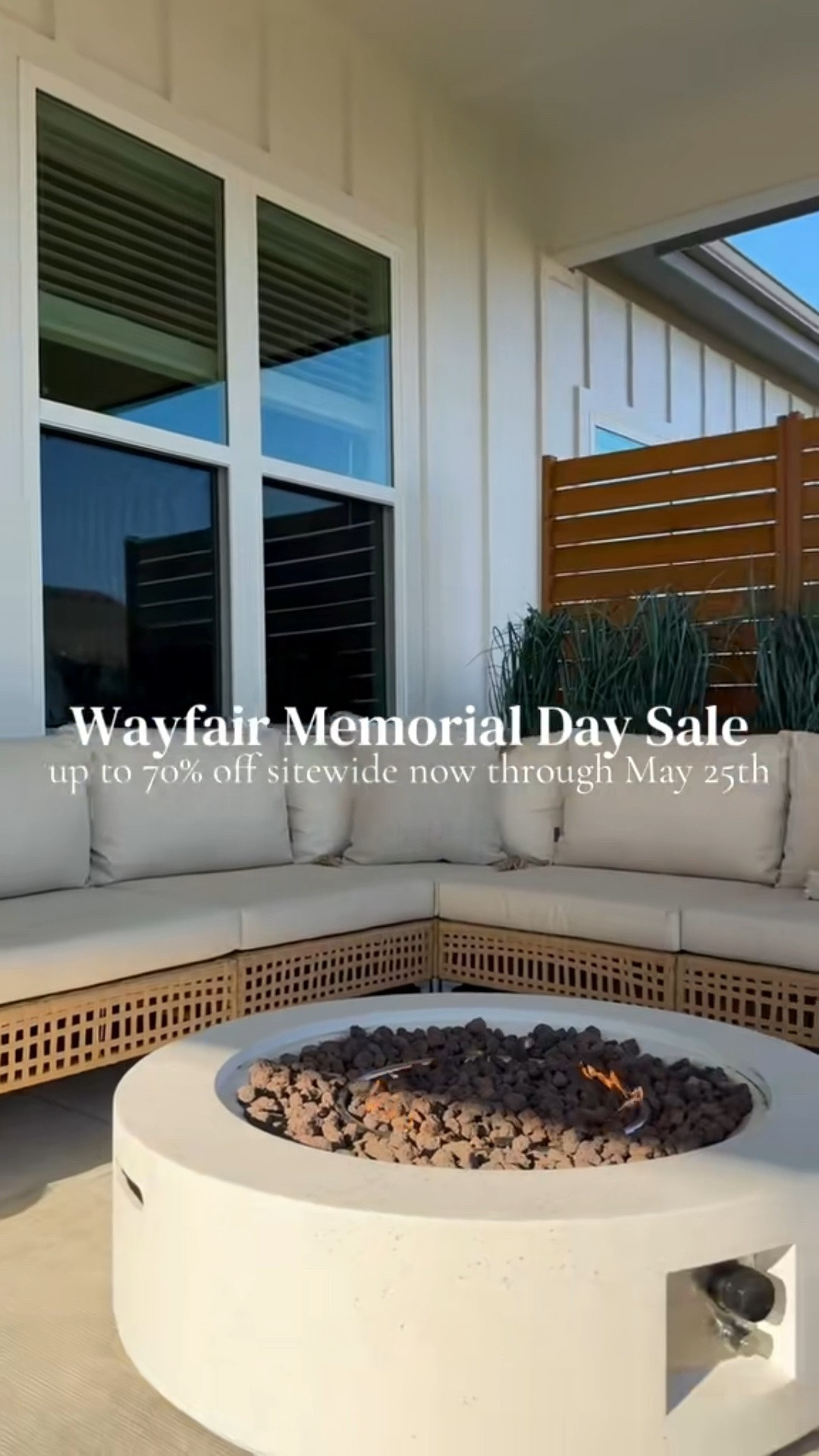 Last chance to shop Wayfair’s Memorial Day sale — up to 70% off sitewide and it ends TODAY 🌿🔥 Come hang on our back deck with us — good drinks, good people and the best outdoor setup. Everything you see is from Wayfair and all linked here so you can grab it before the sale ends tonight 🤍

#LTKSeasonal #LTKHome