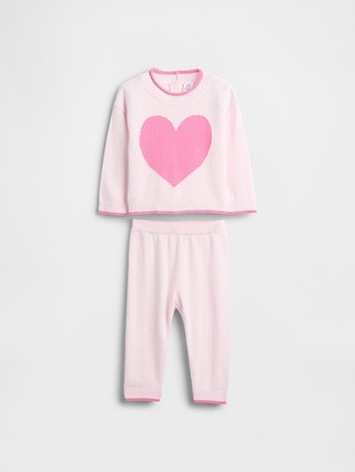 Baby Heart Sweater Set | Gap (US)