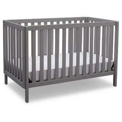 Delta Children Milo 3-in-1 Convertible Crib - Gray | Target