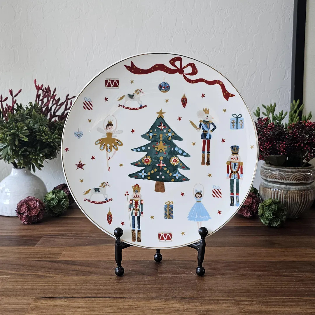 Platos navideños Cascanueces - Juego de 4 - Hada de Azúcar - Nutcrackercore - Etsy Argentina | Etsy (US)