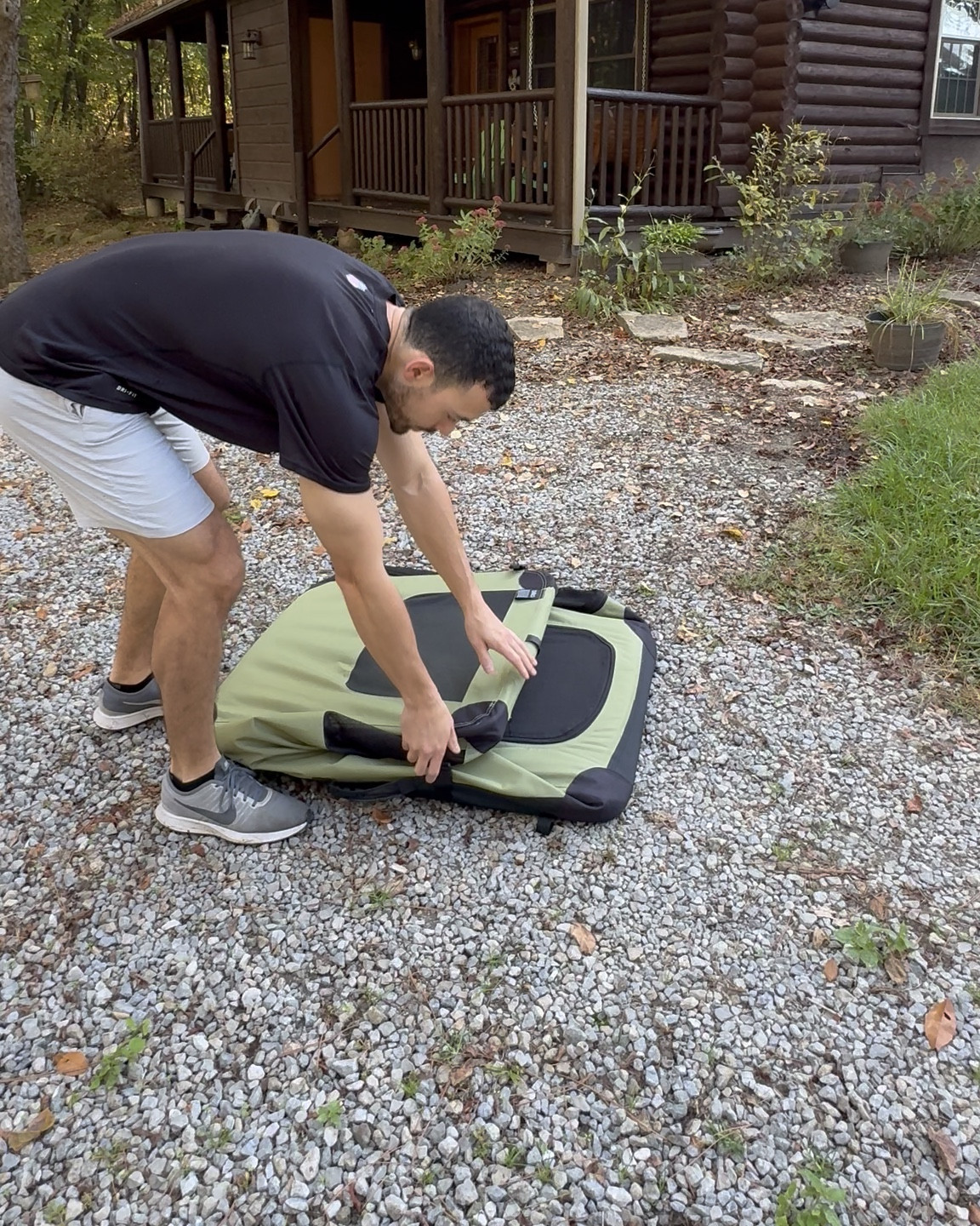 Traveling foldable dog crate 
Soft dog crate 

#LTKPets