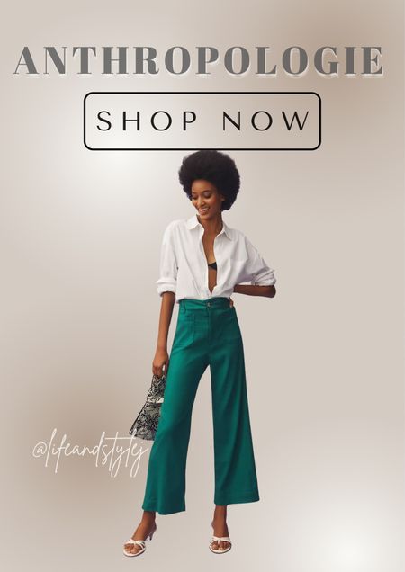 The Colette Cropped Wide-Leg Pants by Maeve in linen offer a breezy and sophisticated style for any occasion. The wide-leg silhouette and cropped length create a flattering fit, while the lightweight linen fabric ensures comfort in warm weather. Pair them with a fitted tank for a relaxed look, or dress them up with a blouse and heels for a polished ensemble. Perfect for both casual and dressy settings, these pants are a versatile must-have! 

#LTKover40 #LTKmidsize #LTKstyletip