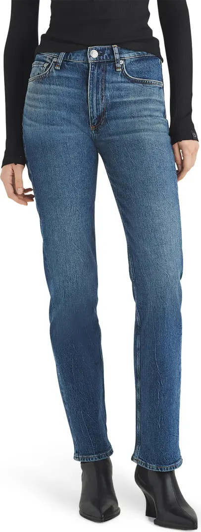 Harlow Mid Rise Straight Leg Jeans | Nordstrom