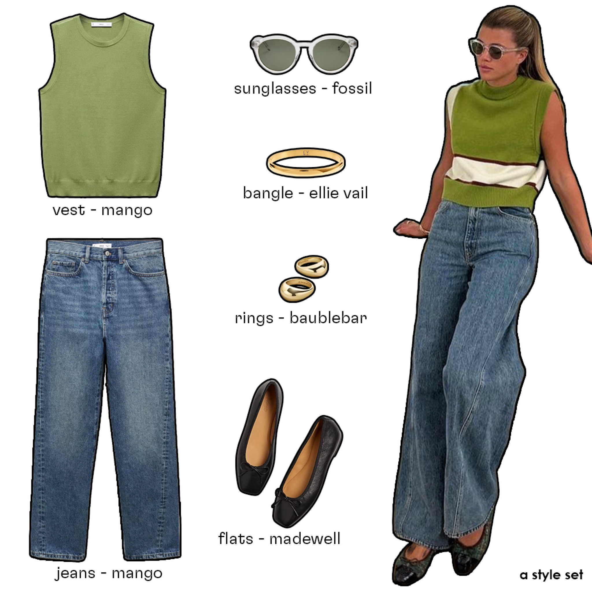 recreating sofia richie grainge’s spring look for less 💚

#LTKSeasonal #LTKstyletip