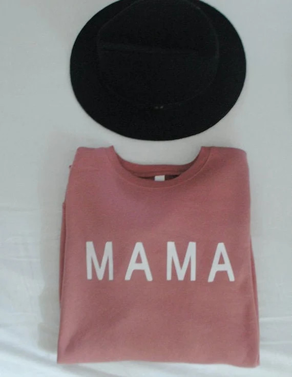 Mama Sweatshirt - Motherhood Sweatshirt - Mama unisex Crew - Mom Sweatshirt - Pink Sweats - New M... | Etsy (US)