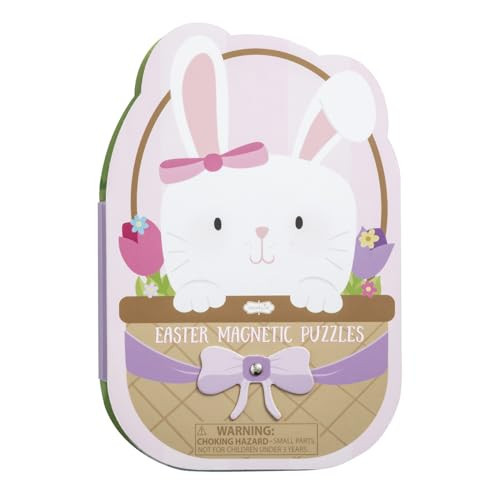 Mud Pie Little Girl Easter Magnetic Puzzle Book | Amazon (US)
