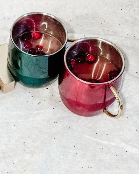 I love a good bubbly cocktail and for the holidays, I needed cute holiday moscow mule mugs.

I was wandering Walmart and saw these and grabbed them.  We love trying out different versions of moscow mule cocktails and these mugs are PERFECT!  

#LTKGiftGuide #LTKparties #LTKhome