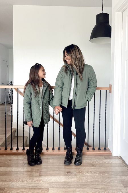 My daughter and I are ready for fall!  @walmartfashion for the win on fall attire!  #walmartpartner #walmartfashion Love this mother / daughter matching outfits from our jackets to our black boots! 

#LTKkids #LTKunder50 #LTKshoecrush