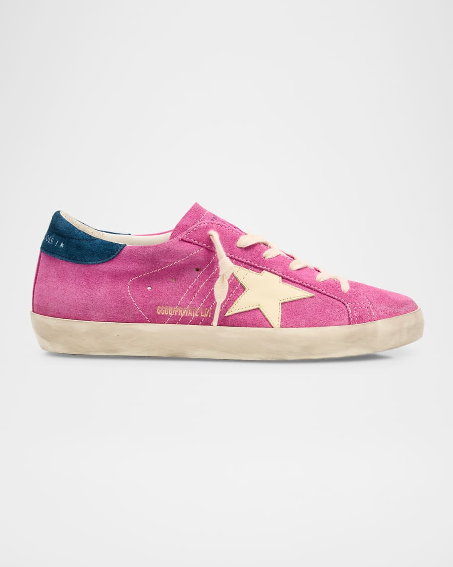 Golden Goose Super-Star Suede Low-Top Sneakers | Neiman Marcus