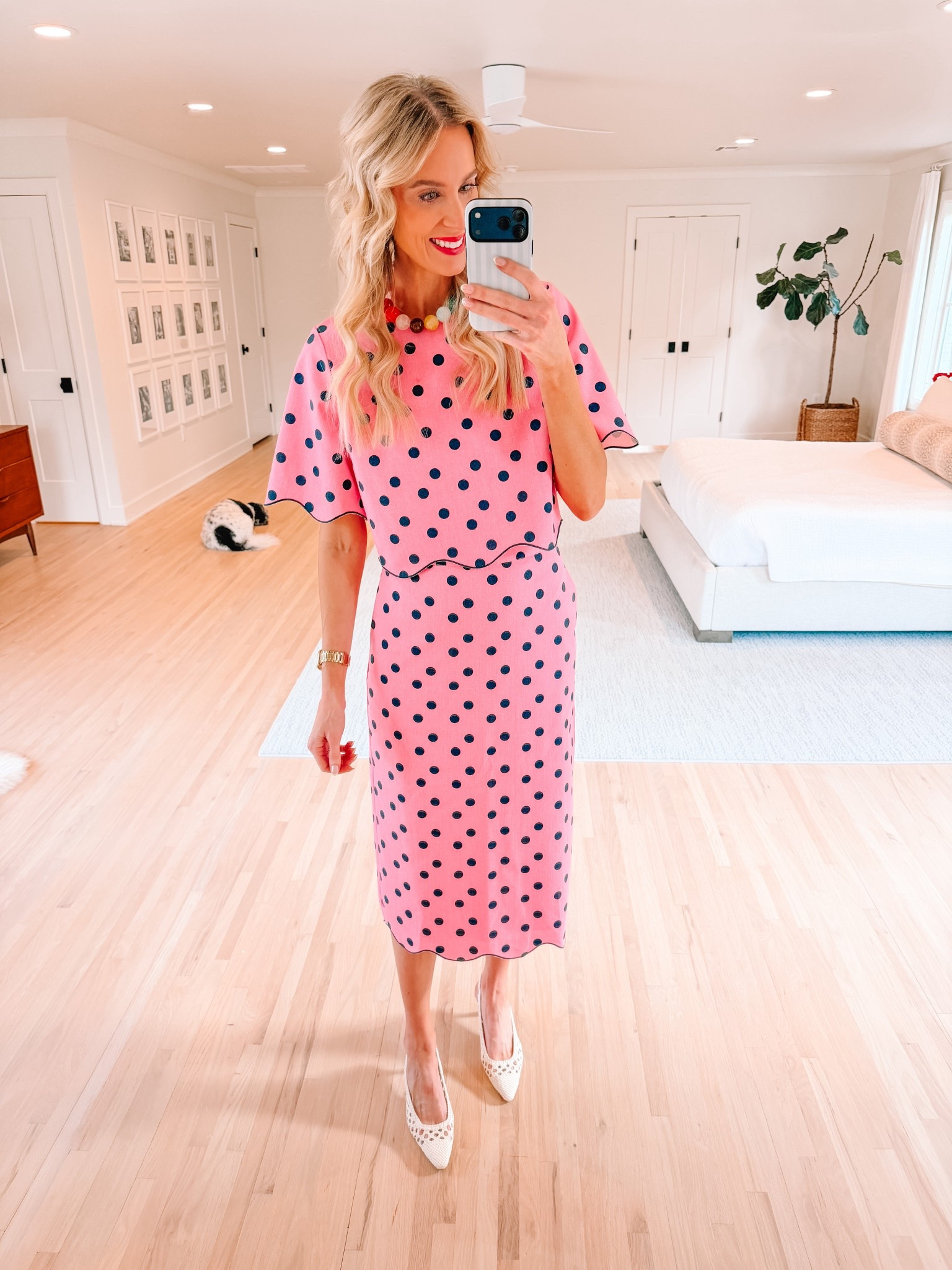 How cute is this set from Avara? 

Polka dot set / Spring outfit / Classic style / Beaded necklace 

#LTKootd #LTKgrwm