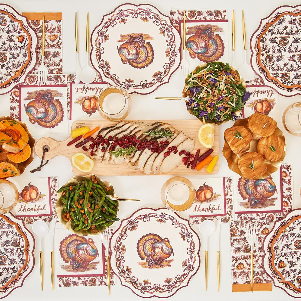 Turkey Toile Table Setting | Sophistiplate
