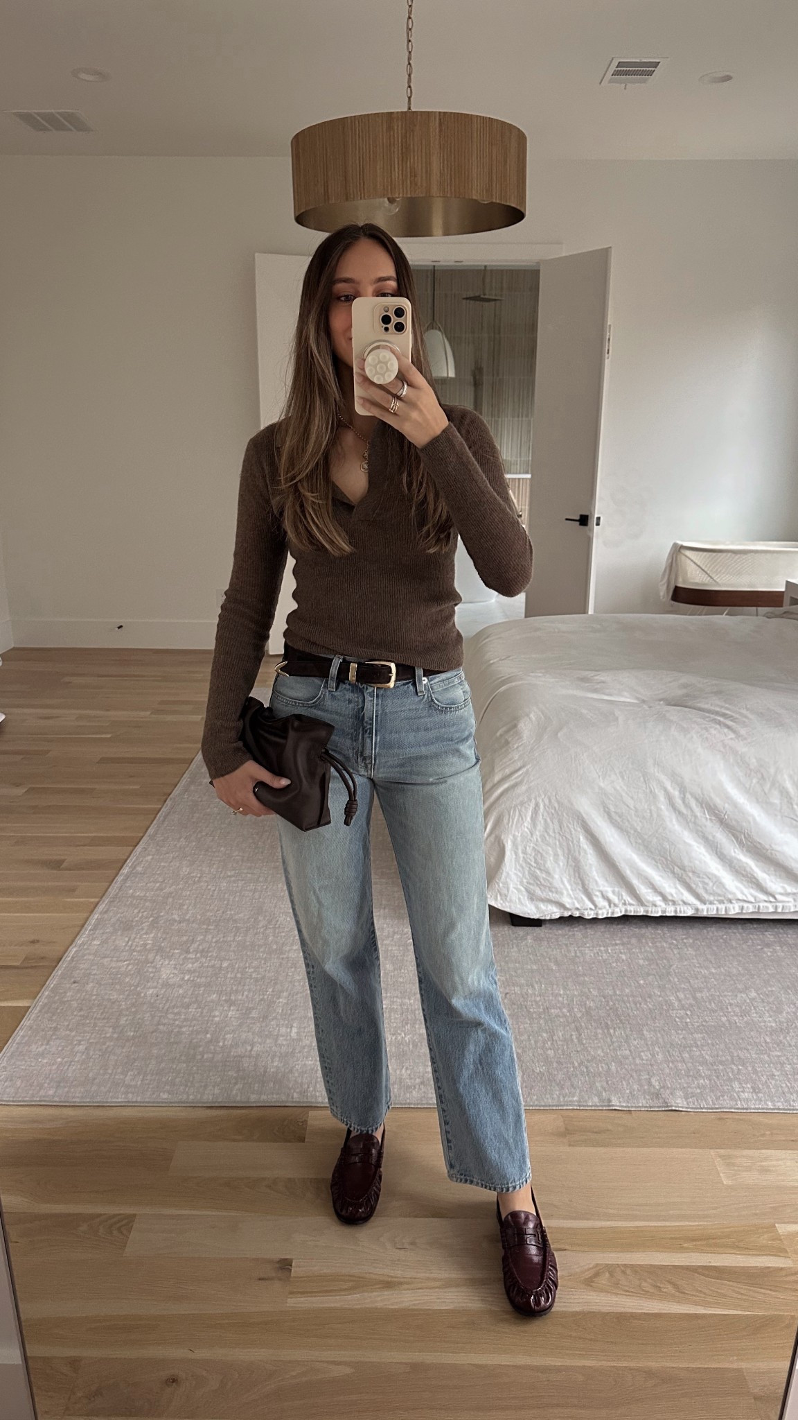 Citizens of humanity top size medium, SLVRLAKE Kendra jeans size 28, Loewe handbag in chocolate, YSL loafers, Khaite belt 

#LTKdayinmylife #LTKgrwm #LTKootd