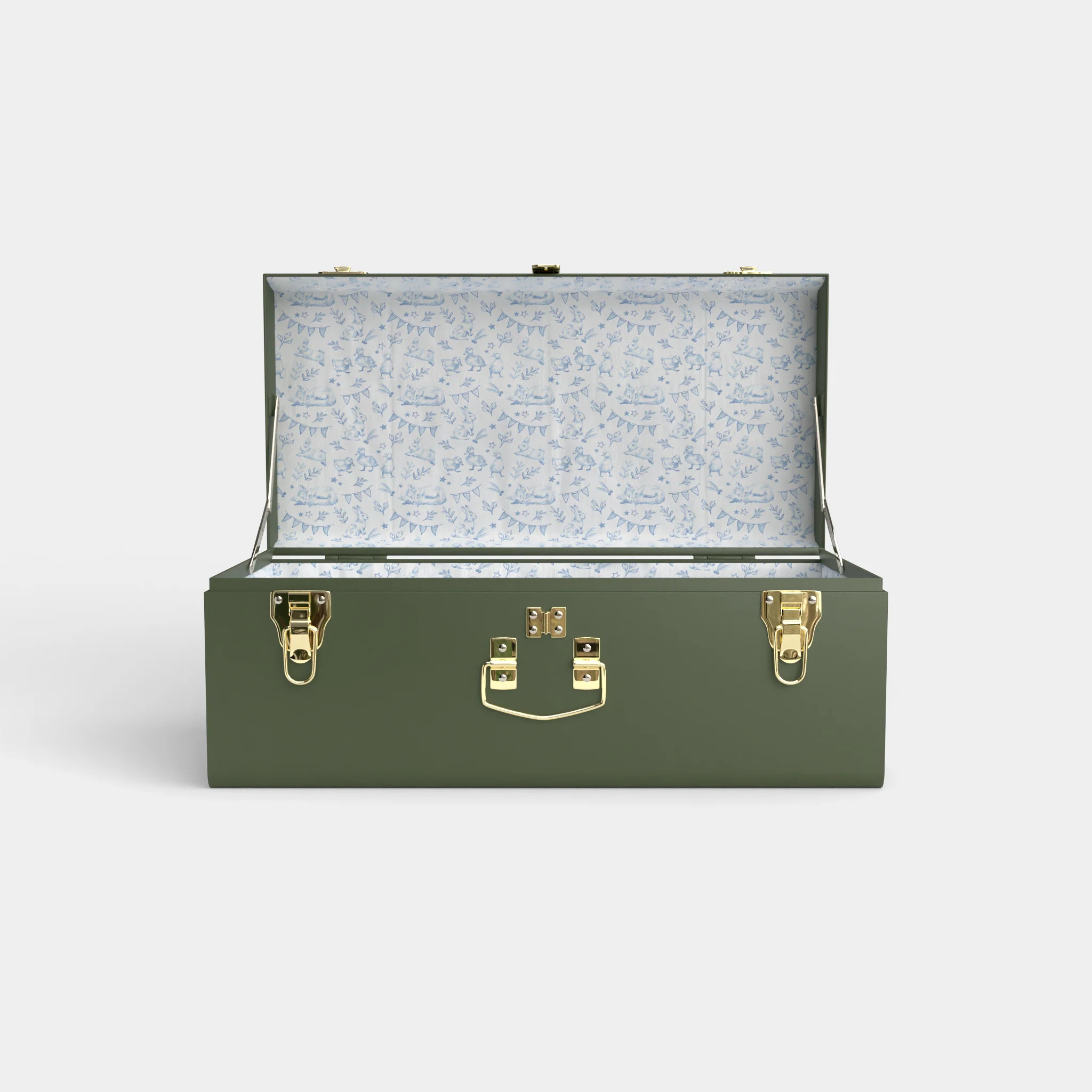 Petite Classic Trunk - Green | Petite Keep, LLC