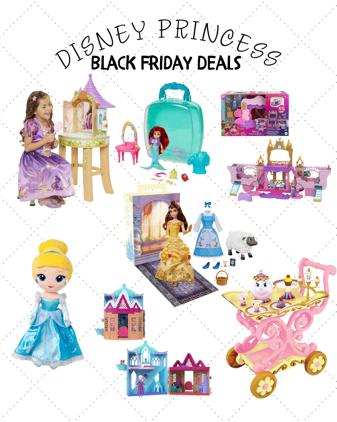 👑 DISNEY PRINCESS BLACK FRIDAY DEALS! 👑
If you’ve got a little princess at home… these are the must-see deals right now!
Doll sets, dress-up, playhouses & pretend play carts — all marked down for Black Friday! ✨

🎁 Perfect Christmas gifts
🎒 Travel sets & play sets
🏰 Disney princess everything
🛒 Linked in my LTK to shop fast before they sell out!

Tap to shop the magic ✨
#DisneyPrincessDeals #BlackFridayFinds #LTKHolidayGiftGuide #PrincessGiftIdeas #MomFinds #LTKKids 

 #LTKCyberWeek #LTKGiftGuide #LTKKids