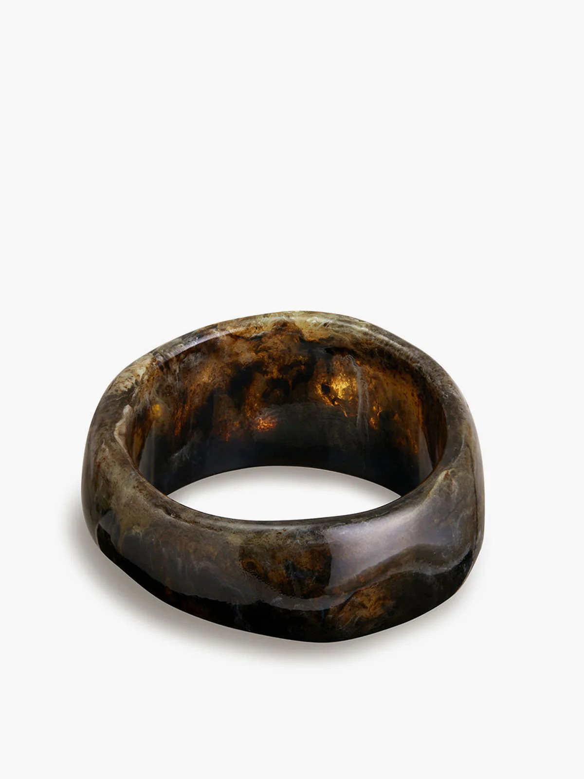 Vintage-Inspired Translucent Resin Bracelet | Commense