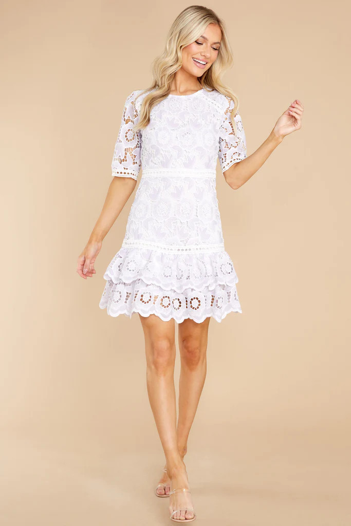 All About That Lace Lavender Dress | Red Dress 