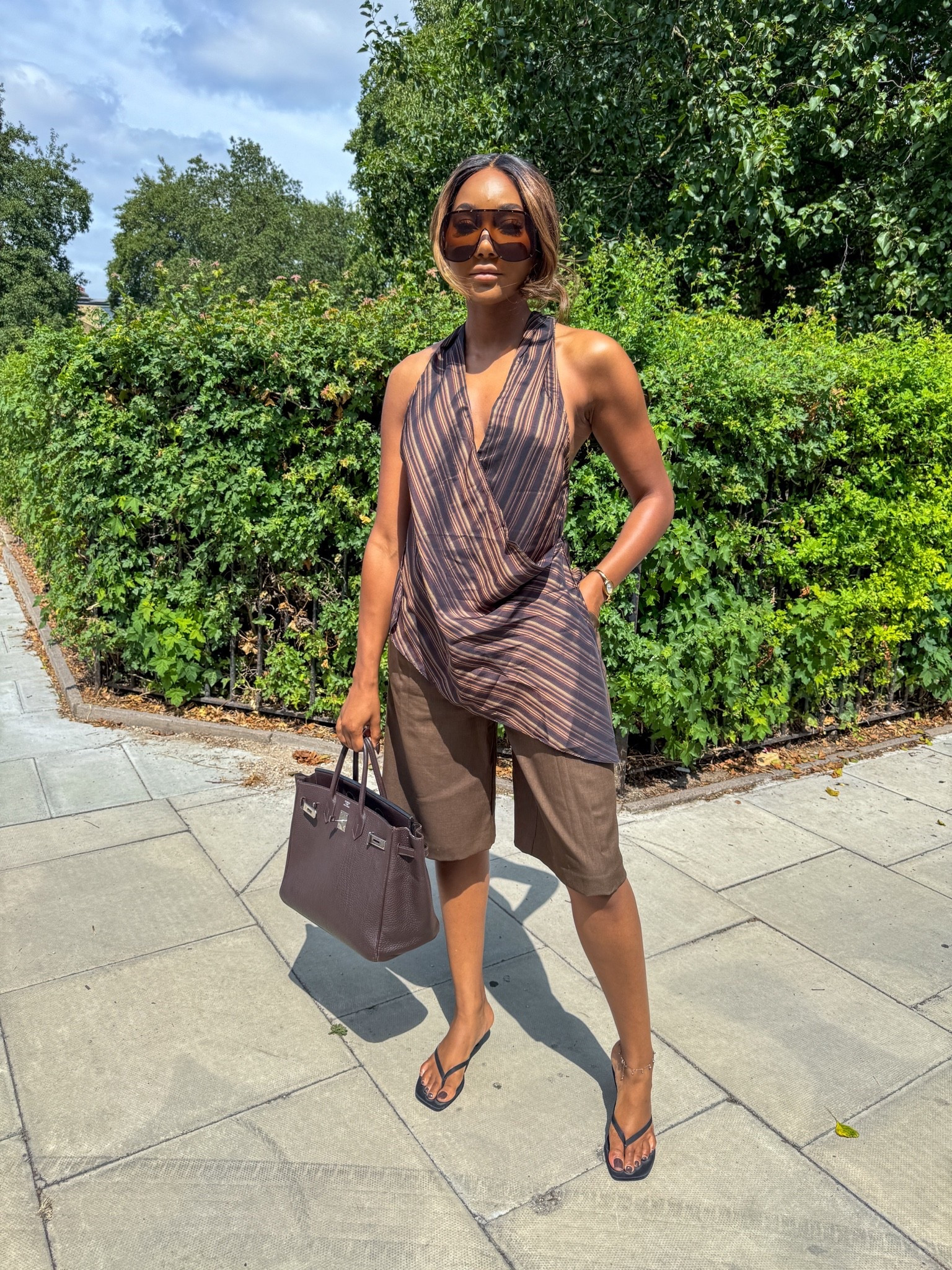 Summer outfit inspo. Zara, asos, H&M, revolve, new look, mango, meshki, COS, new look, chocolate brown, brown, shorts,

#LTKsummer #LTKeurope #LTKstyletip