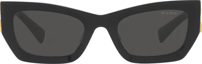 Miu Miu 53mm Rectangular Sunglasses | Nordstrom | Nordstrom