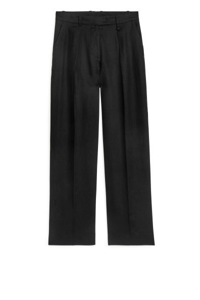 ELEGANTE LEINENHOSE MIT WEITEM BEIN | H&M (DE, AT, CH, NL, FI)