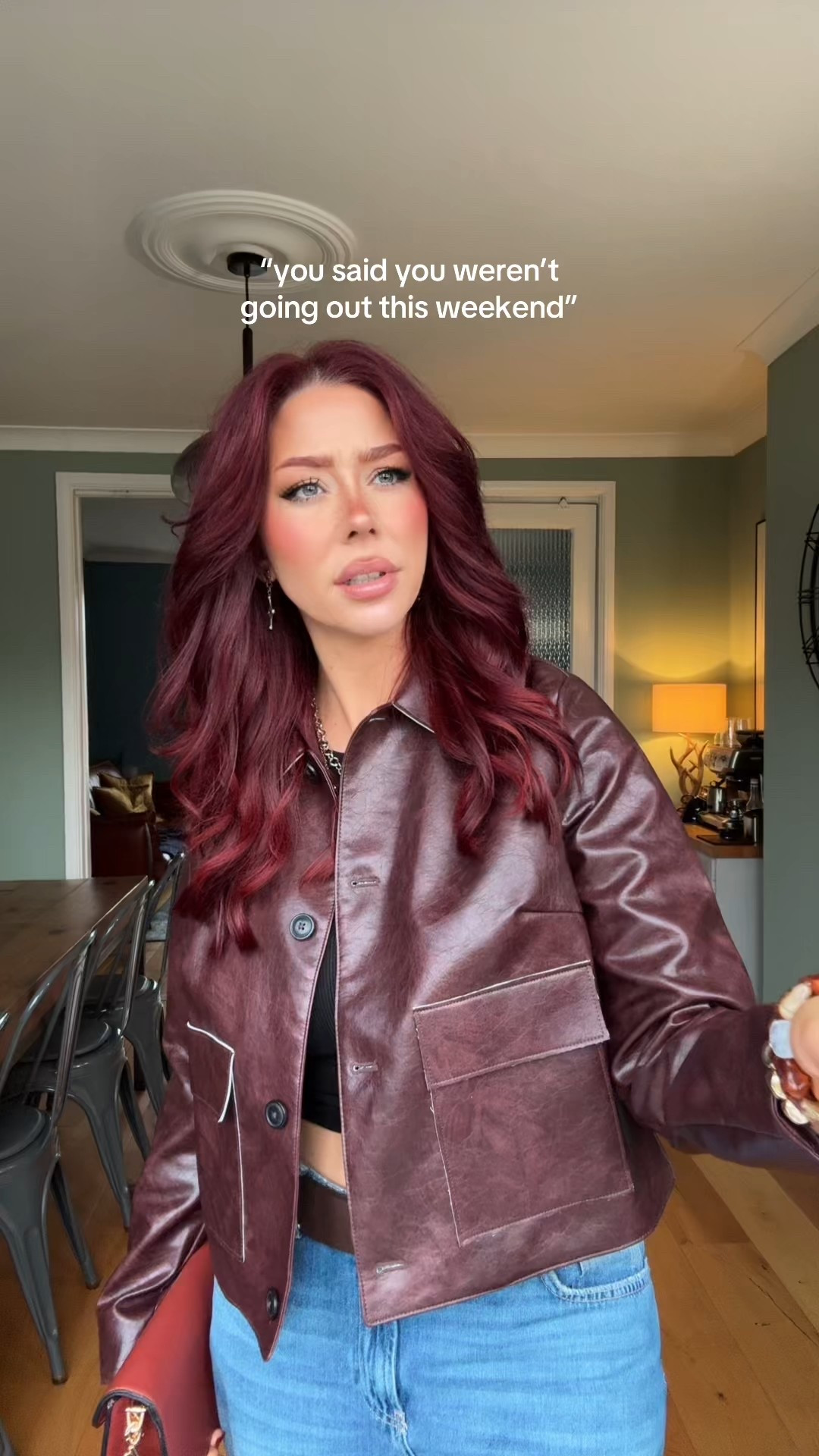 the AW jacket of dreams 😍❤️ burgundy jacketscheer

#LTKpartywear #LTKmidsize #LTKFashionMonth