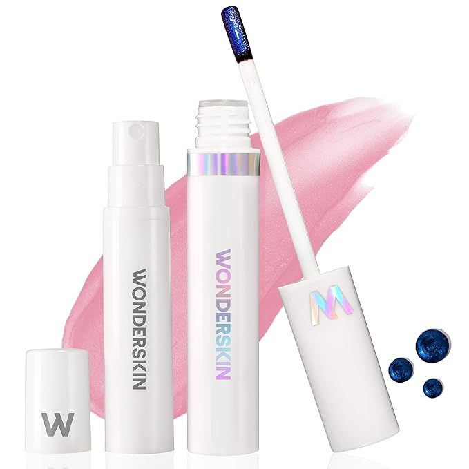 Wonderskin Wonder Blading Lip Stain Peel Off and Reveal Kit - Long Lasting, Waterproof Pink Lip T... | Amazon (US)