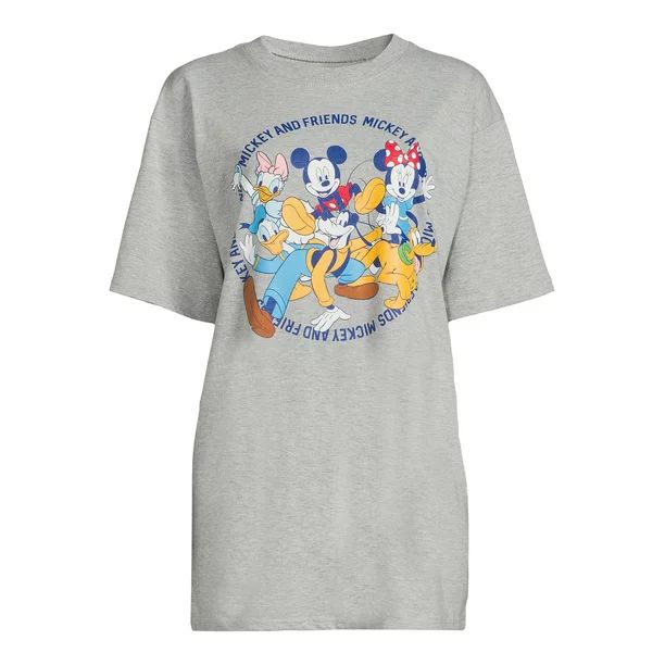 Disney Mickey Mouse & Friends Juniors' Circle T-Shirt - Walmart.com | Walmart (US)