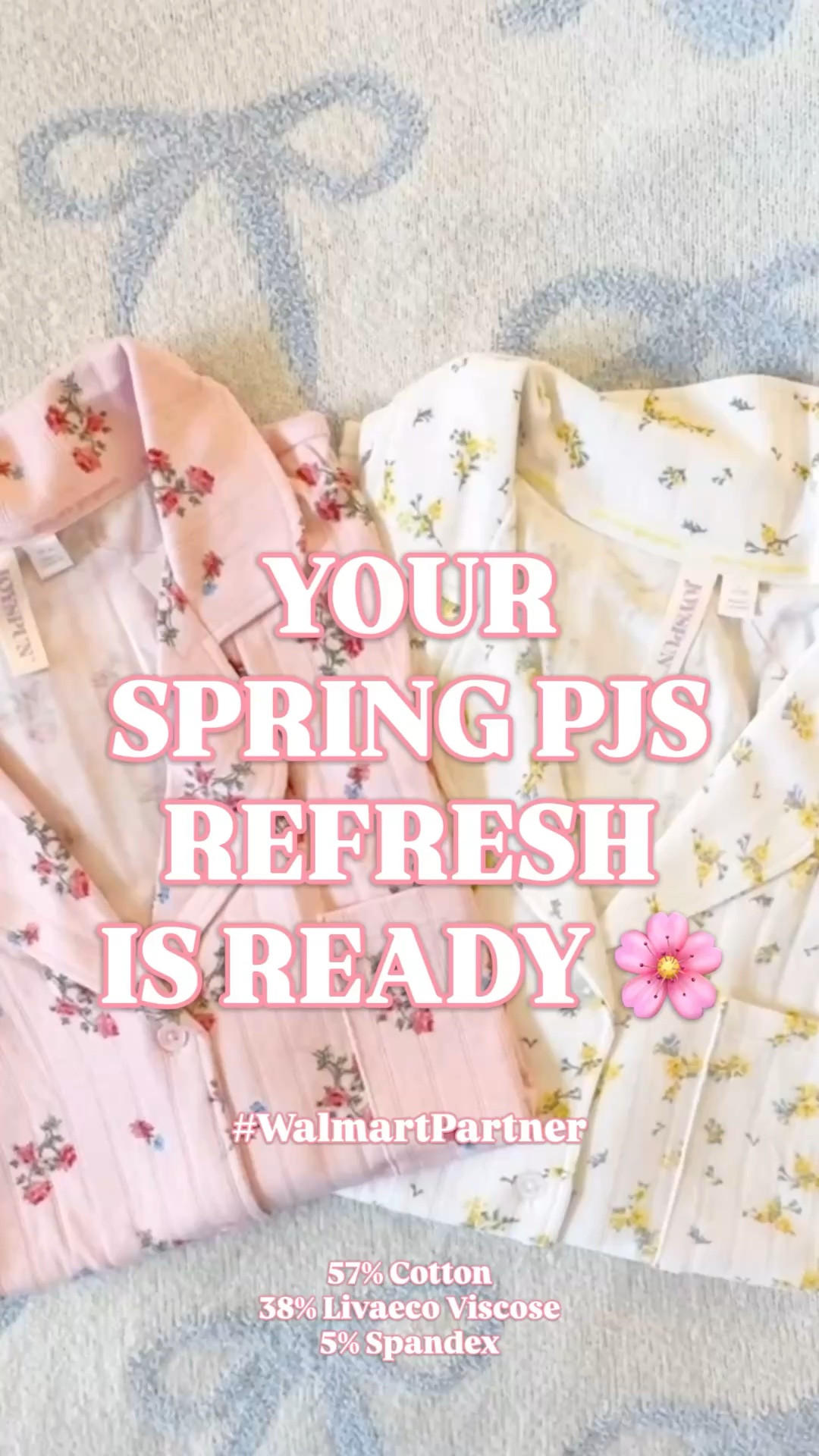 Your Spring Pajama Refresh Is Ready. And It Lives at Walmart. 🌸 

#WalmartPartner @WalmartStyle #WalmartStyle 

Two prints. One very easy decision.
The Joyspun Pointelle Knit Notch Top and Shorts Pajama Set just became your spring sleepwear situation and she is a Walmart bestseller for a reason.

The pink floral on a blush ground. The yellow floral on crisp white. Both of them giving that soft, feminine, I-woke-up-like-this spring pajama energy that makes your whole morning feel more intentional.

Pointelle knit that feels polished and pampered. 57% cotton, 38% Livaeco Viscose, 5% Spandex — that perfect soft cotton blend that breathes and moves with you. 

Notch collar. Full button front. Short sleeves. Chest pocket. Pull-on shorts with elastic waistband and side pockets. Relaxed fit. Machine washable.

Sizes XS through 3X.

Here’s where you are wearing these:
🌸 Easter morning
🌸 Mother’s Day gift she actually reaches for
🌸 Girls trip matching set
🌸 Lake house and beach house weekends
🌸 The grab-both-prints moment you will not regret

spring pajamas women, floral pajama set women, pointelle pajama set, cotton pajama set women, short pajama set women, spring sleepwear women, cute pajamas women, Easter pajamas women, Easter basket gift for her, mothers day gift pajamas, mothers day pajamas, mothers day gift for her, gift for mom, girls trip pajamas, lake house pajamas, matching pajama set women, pajama set women, notch collar pajamas, button front pajamas, pink pajama set, floral sleepwear women, affordable pajamas women, walmart pajamas, walmart fashion finds, joyspun pajamas, preppy pajamas women, spring pajama set, cozy spring pajamas, feminine pajamas women, resort pajamas women

#LTKFindsUnder50 # #SpringPajamas  #MothersDay

#LTKTravel #LTKHome #LTKSeasonal