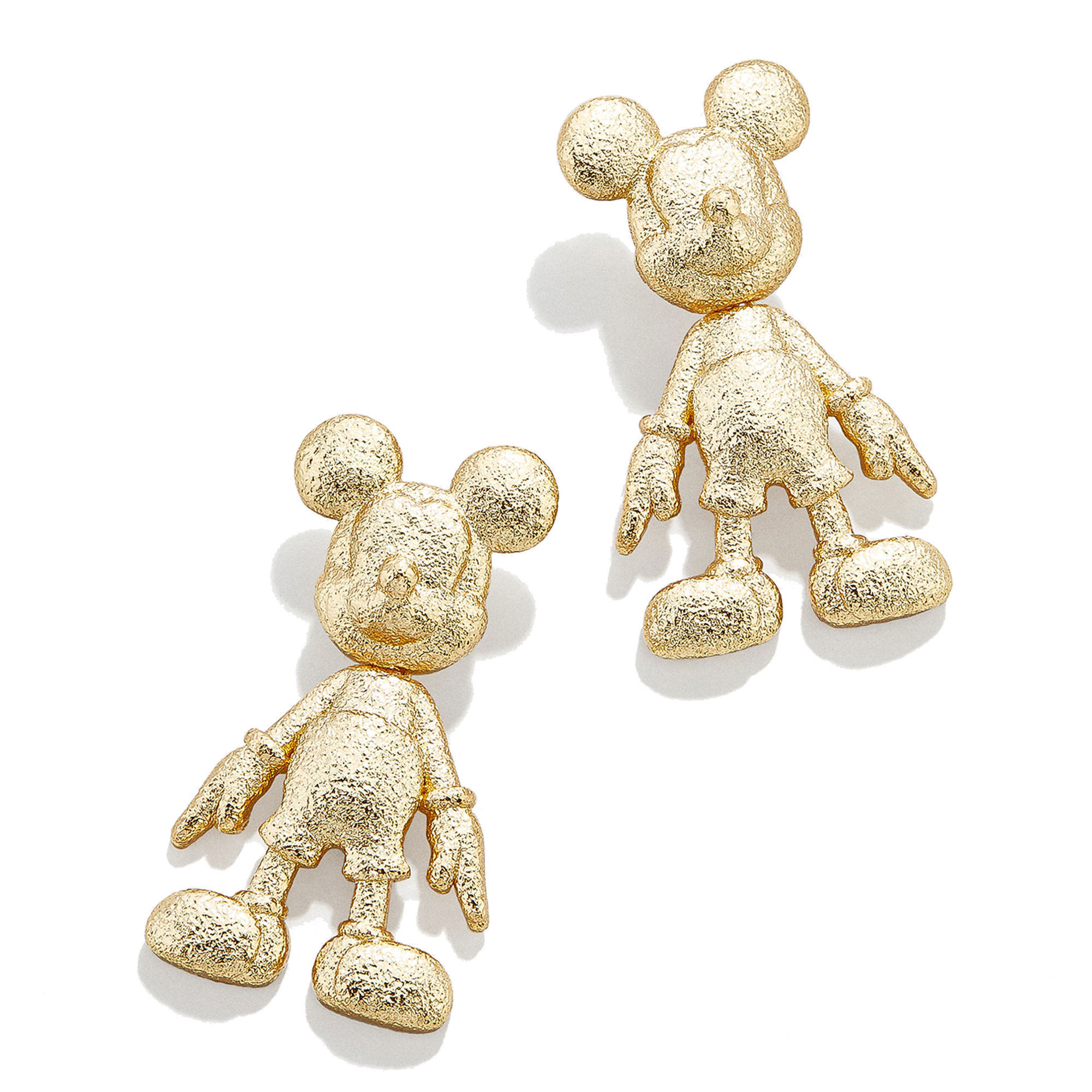Women's BaubleBar Mickey Mouse Gold Fleck 3D Earrings | Fanatics