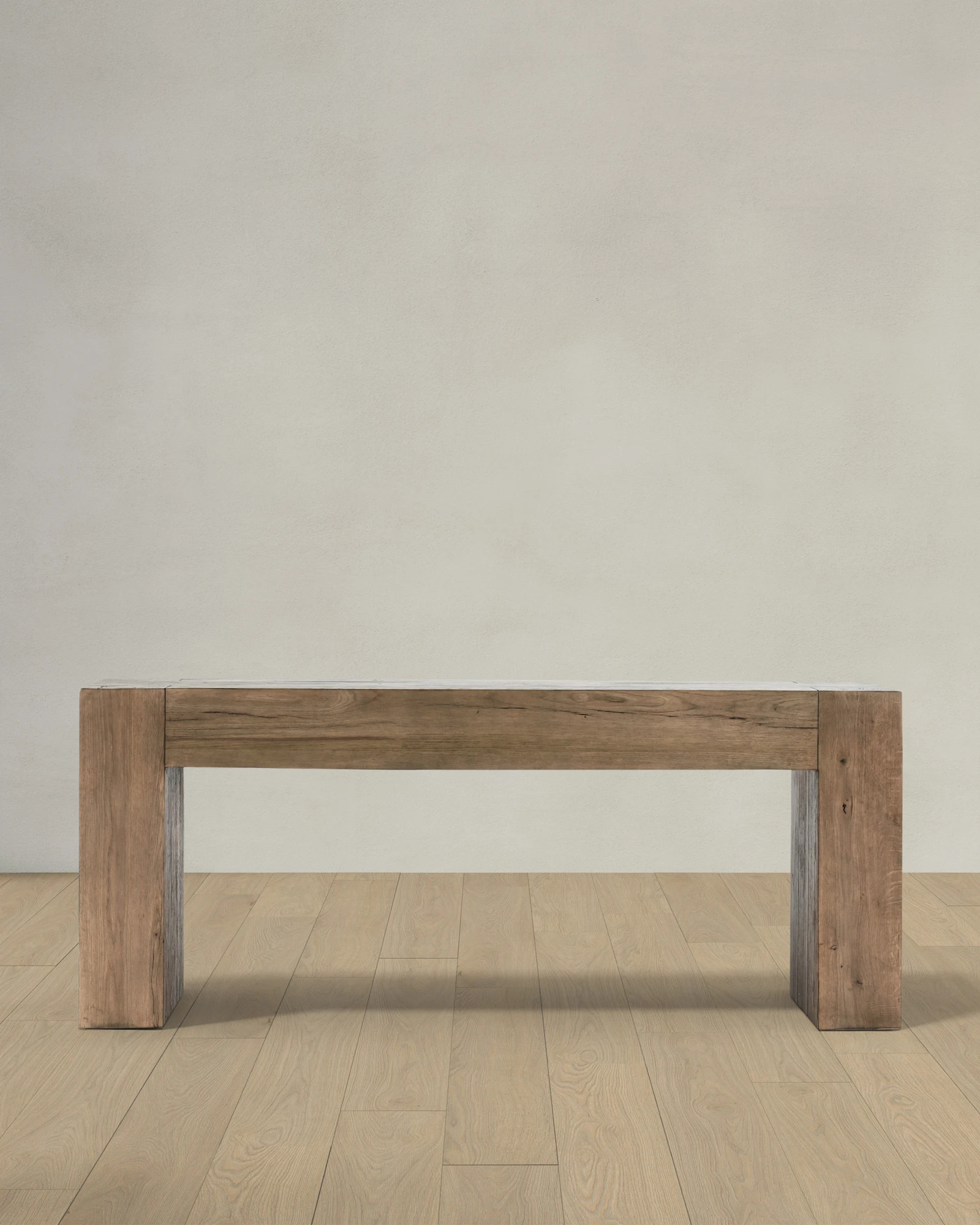 Reclaimed Oak Waterfall Console Table | Quince