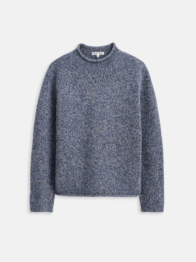 Marled Rollneck In Merino Wool | Alex Mill