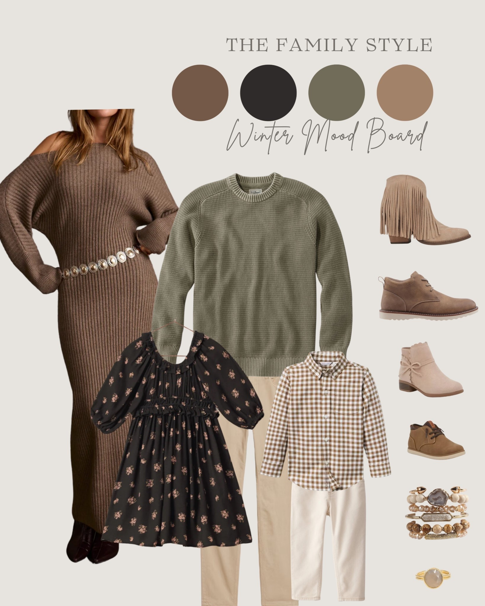 Another remix look. Going moodier than the original but all pieces that have been used in other looks. It’s so easy to mix and match and make the perfect look for your family. 

#LTKSeasonal #LTKKids