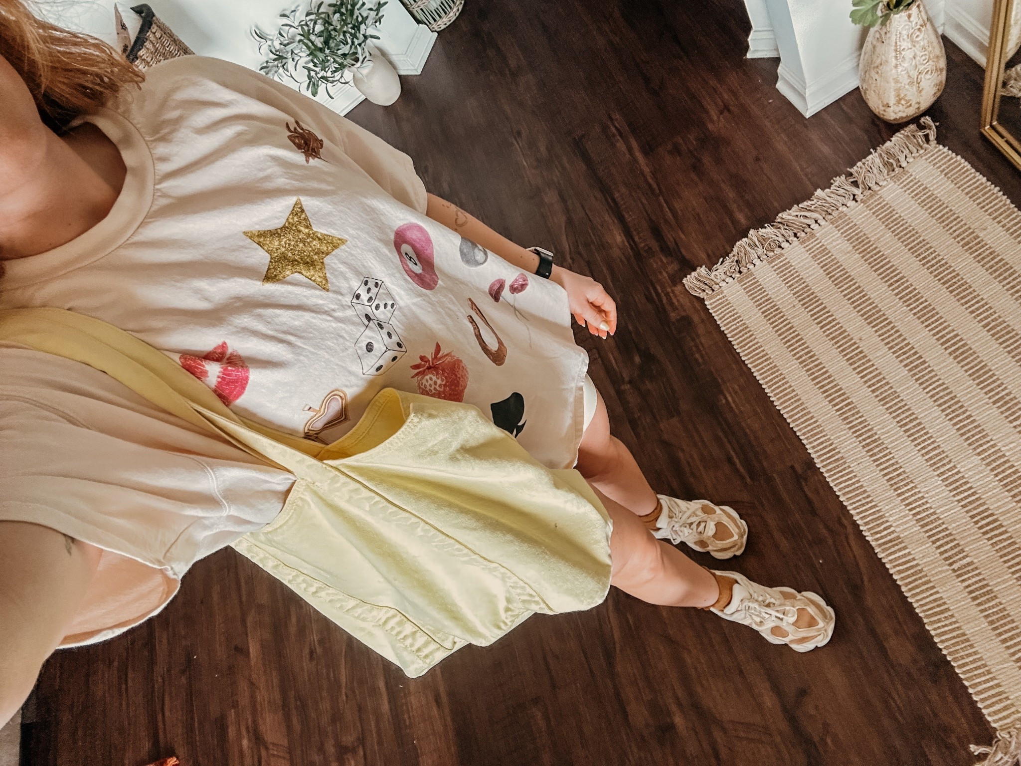 Graphic tee and the softest biker shorts I’ve ever owned!! 

#LTKfitnessgoals #LTKootd #LTKgrwm