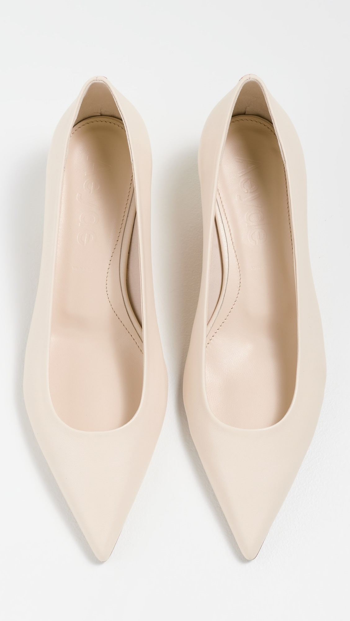 Cari Nappa Leather Creamy Heels | Shopbop