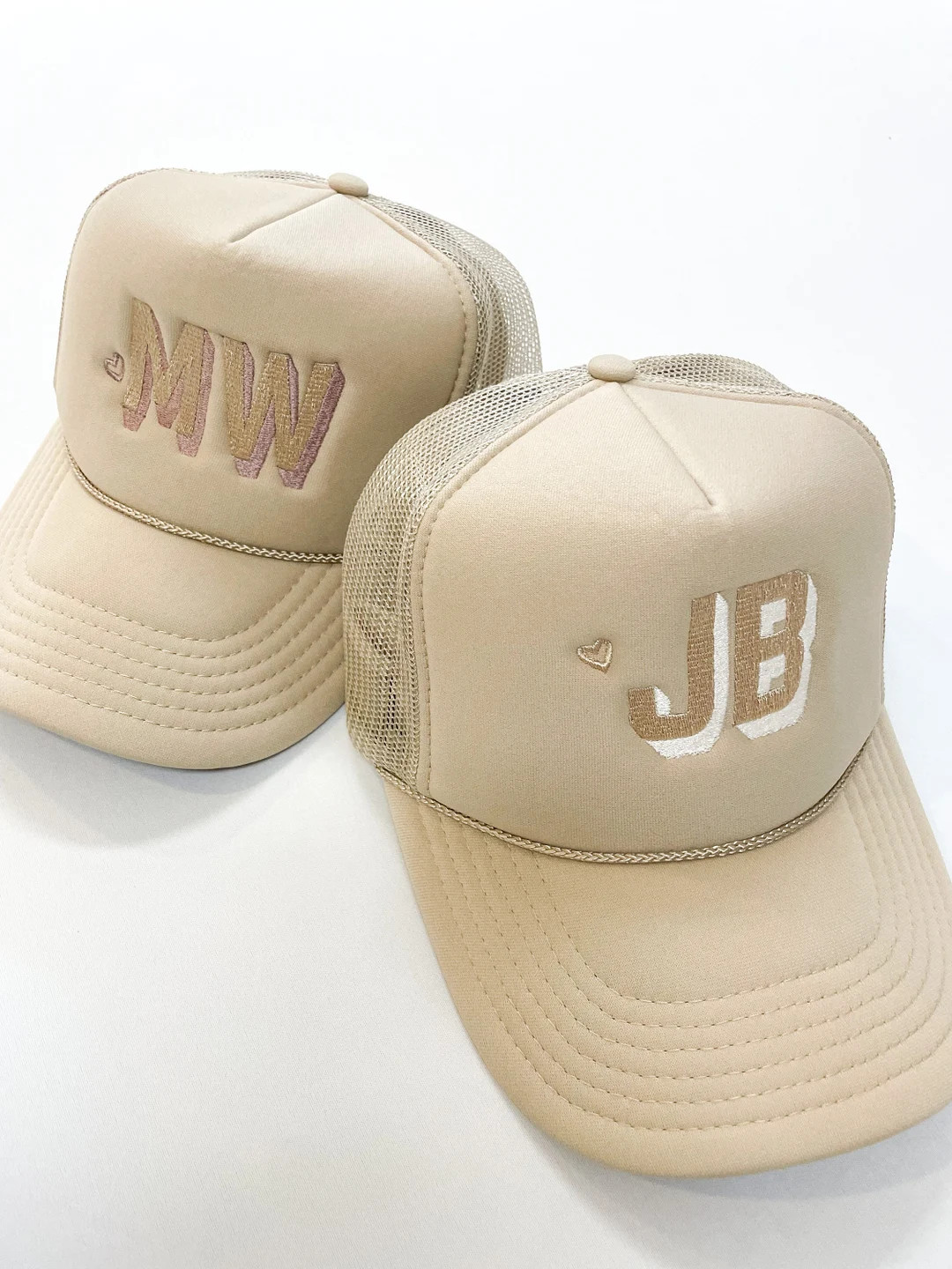 Personalized Initials, City, Letters Embroidered Foam Trucker Hat! Adult & Youth Hats! Shadow Let... | Etsy (US)