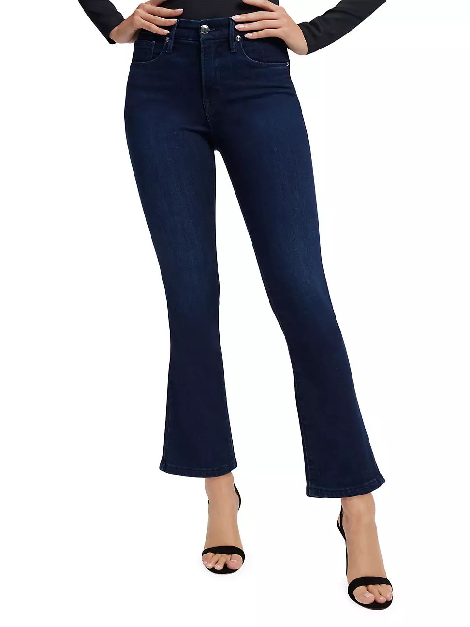 Good Legs High-Rise Cropped Straight-Leg Jeans | Saks Fifth Avenue